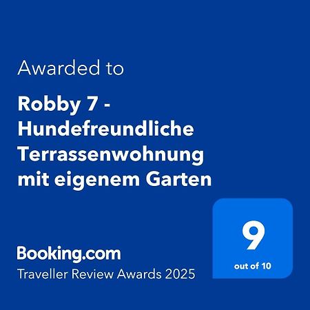 Robby 7 - Hundefreundliche Terrassenwohnung mit eigenem Garten Wangerooge Exterior foto